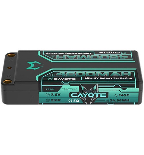 Cayote 2s 145c Lcg Shorty Lihv Battery (7.6v/4600mah) CYE462S145