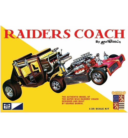 MPC 1:25 George Barris Raiders Coach Plastic Model Kit MPC977