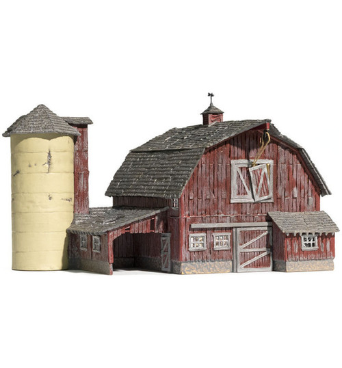 Woodland Scenics N Built-Up Old Weathered Barn WOOBR4932