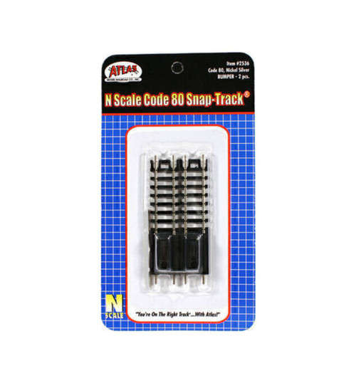 Atlas Trains N Code 80 Bumpers 2 ATL2536