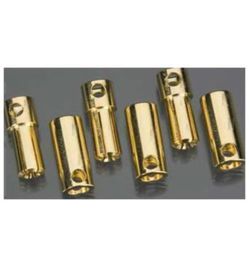 Castle Creations Ccbul5.5x3 5.5mm Bullet Conn 13g/10g 150a (3) CSECCBUL553