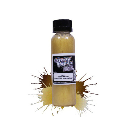 Spaz Stix Gold Pearl Airbrush Ready Paint 2oz Bottle SZX16070