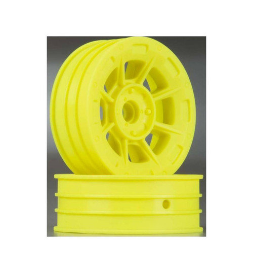 JConcepts Hazard 1.9 inch RC10 Front Wheels Yellow (2) JCO3358Y