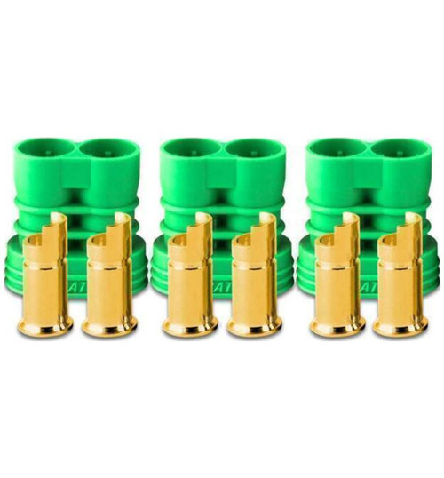 Castle Creations 6.5mm Polarized Bullet Conn Female Set 200a CSE011-0069-00