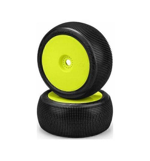 JConcepts Reflex - Green Compound Pre-Mounted On 3369y Wheels Fits JCO3125-22