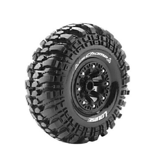 Louise RC Cr-Champ 1:10 2.2 Crawler Tires 12mm Hex Super Soft Mounte LOULT3236VB
