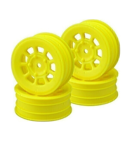 JConcepts 9 shot 2.2 Front wheel yellow - 4pc JCO3397Y