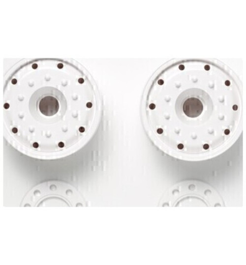 Tamiya Ball Bearing Wheels 30mm White (2) TAM56544