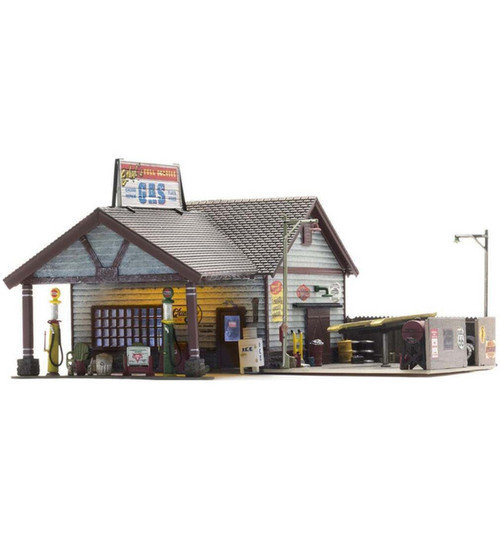 Woodland Scenics O Built-Up Ethyl s Gas & Service WOOBR5849