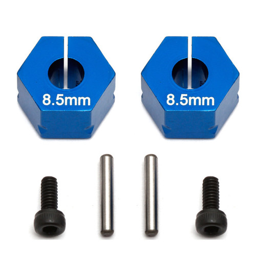 Associated Clamping Wheel Hex Blue T5M (2) ASC71014