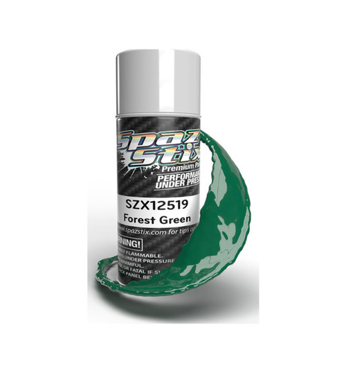 Spaz Stix Forest Green Aerosol Paint 3.5oz Can SZX12519