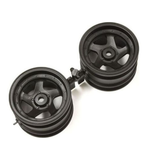 Kyosho 5 Spoke Wheel 43mm Black/2 pieces/Optima KYOOTH244BK