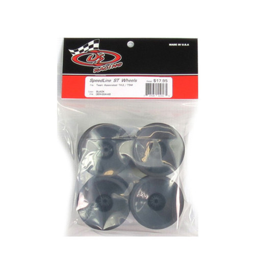 DE Racing Speedline St Wheels for Asc T6.1 Et410 / Black / 4 pieces DER-SS4-AB