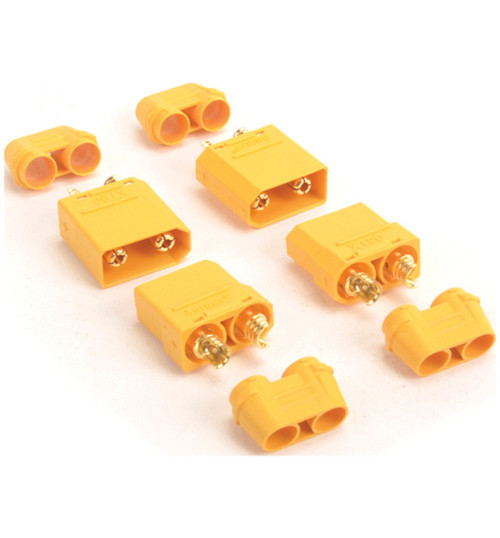 Monkey King RC XT90 Plug with Sheath M/F - 2pcs MK2910HP