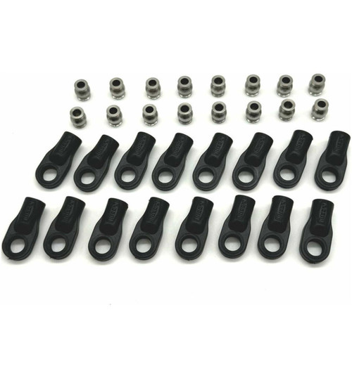 Reefs RC Xp Rod Ends & Stainless Steel Pivot Balls 16pk SEHREEFS203