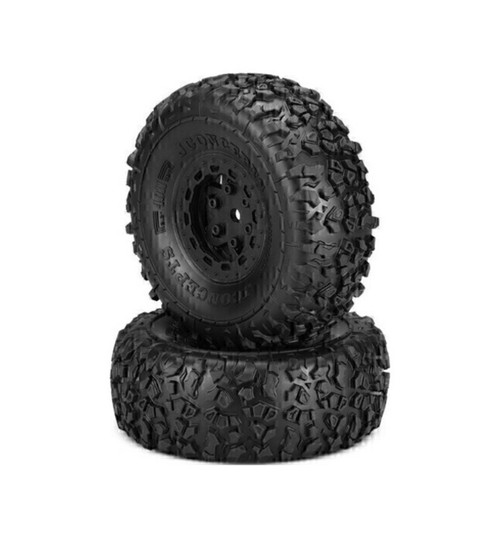 JConcepts Landmine Tire Yellow Compound On 3393b Wheel 12mm Hex (2) JCO4011-3095