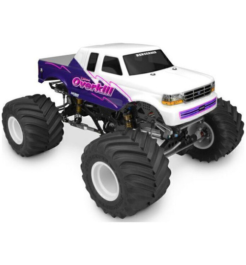 JConcepts 1993 F0RD F-250 Super Cab Monster Truck Clear Body Shell JCO0326