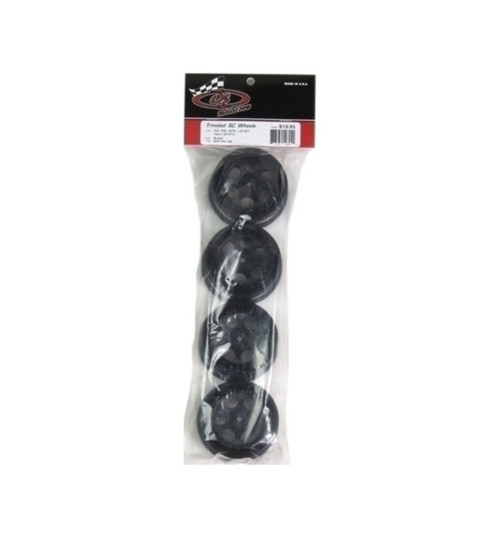DE Racing Trinidad SC Wheels for TEN-SCTE - 22SCT Tekno SCT410Black DER-TS4-10B
