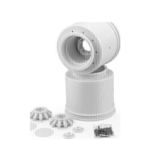 JConcepts Aggressor 2.6 x 3.8 Monster Truck Wheel White 2 JCO3414W