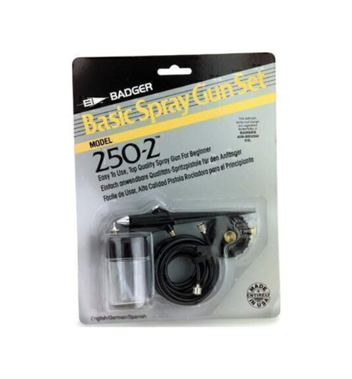 Badger Air-Brush Co 250 Spray Gun Basic Set Carded BAD250-2