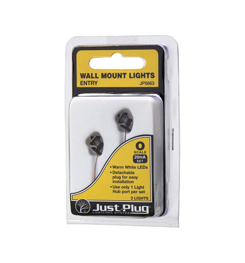 Woodland Scenics O Wall Mount Lights Entry 2 WOOJP5663