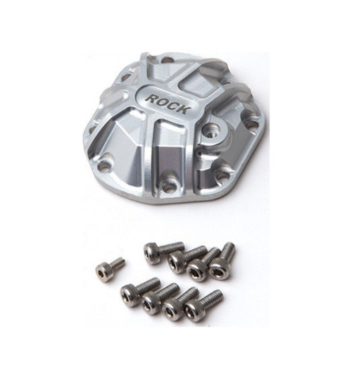 G-Made 3d Machined Differential Cover Silver for R1 Axle. GMA30011