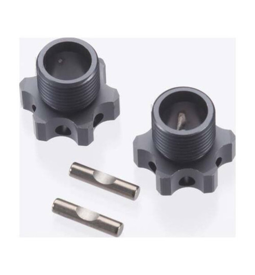 Tekno RC Wheels Hubs 17mm 2mm Offset W/Pins EB48 (2) TKR5071C