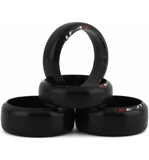 DS Racing Mini-Z 8.5mm Front & 11mm Rear Drift Tires (22mm) LF-4 DSCMI22LLF4SNW