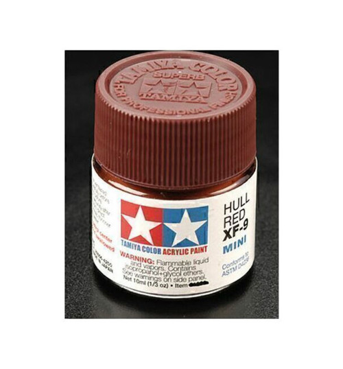 Tamiya Acrylic Mini XF9 Hull Red TAM81709
