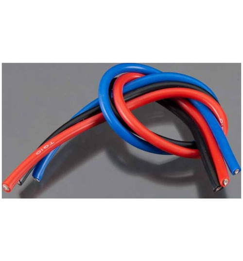 TQ Wire 10 Gauge Wire 1 Brushed Kit Black/Red/Blue TQW1103