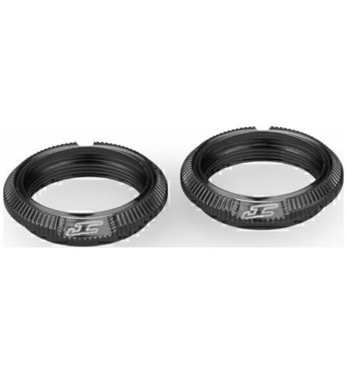 JConcepts Fin 13mm Shock Collar Black Fits Team Associated 13mm Shock JCO2702-2
