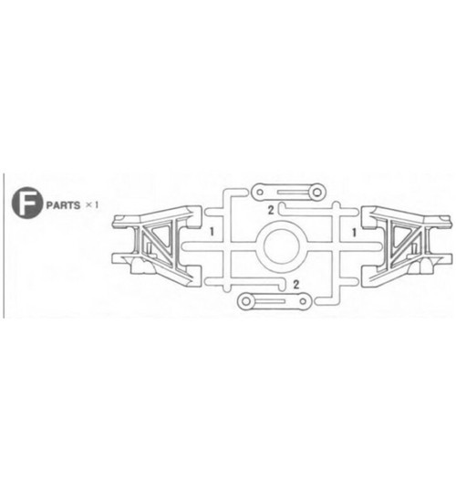 Tamiya F Parts: TA02SW Porsche 911 GT2 Racing TAM9000744