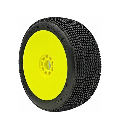 AKA Racing 1:8 Buggy Component 2ab Evo Wheel Premount Yel Sslw 2 AKA14032QRY