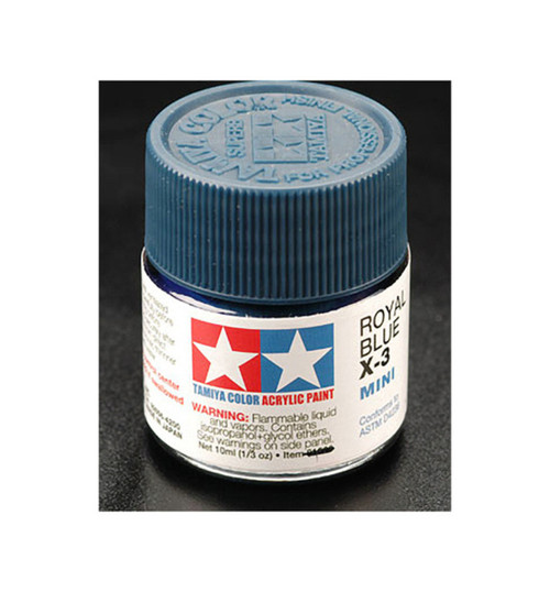 Tamiya Acrylic Mini X3 Royal Blue TAM81503