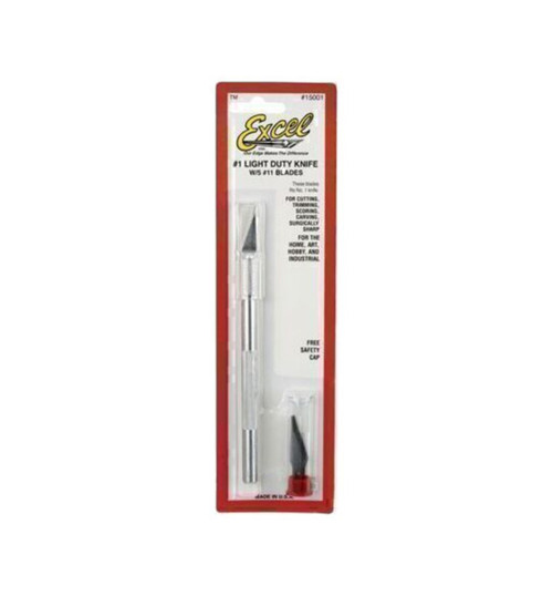 Excel Light Duty Knife with 5 #20011 Blades EXL15001