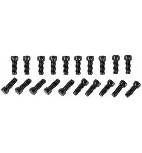 RC4WD Scale Hex Head Bolts M1 6.4mm Black RC4ZS0050