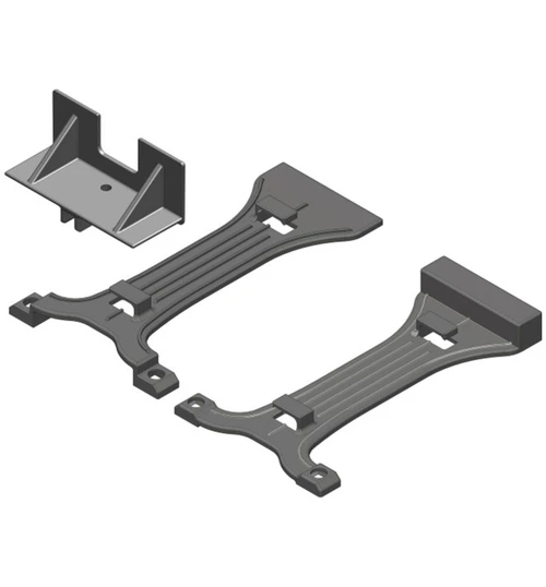 Corally Battery Brace - 2s-3s - Composite - 1 Set: Mammoth Moxoo COR00250-006