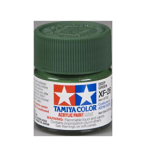 Tamiya Acrylic Mini XF26 Deep Green TAM81726