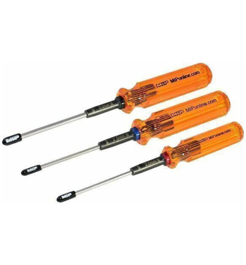 MIP Hex Driver Ball Wrench Set Gen 2 Metric 3 2.0mm 2.5mm & 3.0mm MIP9606