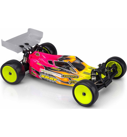 JConcepts P2 - Xray Xb2 2025 Body W/ Carpet / Turf / Dirt Wing Clear JCO0691