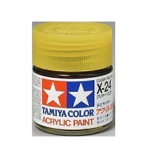 Tamiya Acrylic X24 Gloss Clear Yellow TAM81024