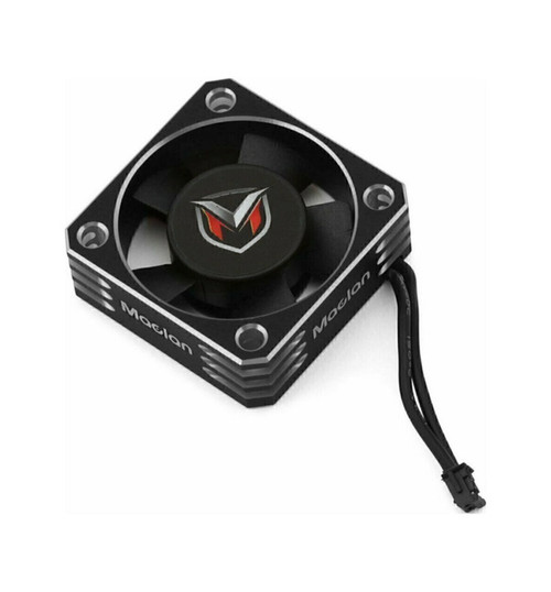 Maclan 30mm Aluminum V2 Hurricane Hv Fan (Black/Silver) MCL4366