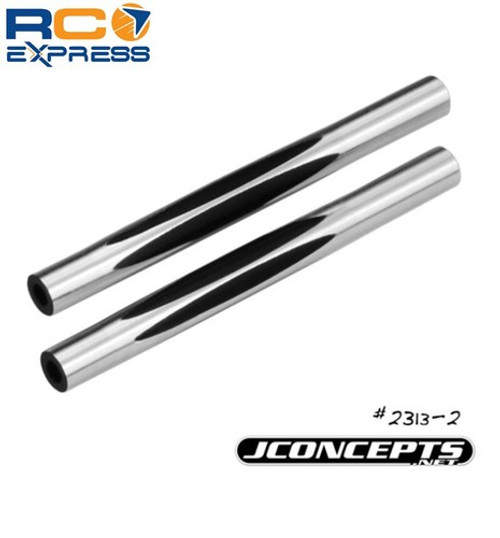 JConcepts RC10 diamond wing tubes black - 2pc. JCO23132