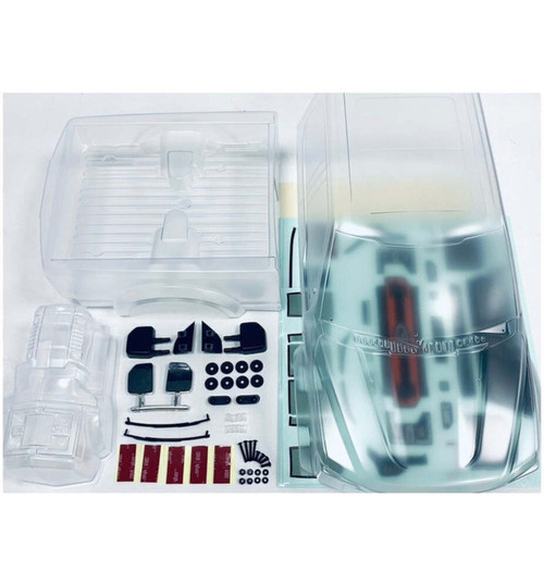 CEN Racing Ford F-250 Complete Body Set Clear W/ Headlight Bracket CEGCD0910