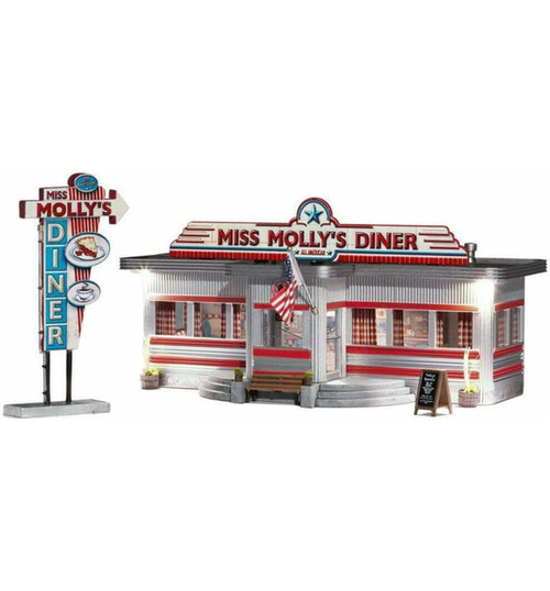 Woodland Scenics N Miss Molly s Diner WOOBR4956