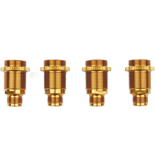 Associated 6x6 Aluminum Shock Bodies Gold ASC31952
