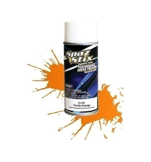 Spaz Stix Candy Orange Aerosol Paint 3.5oz Can SZX15159