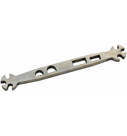 Hot Racing Stainless Steel Turnbuckle Wrench 3.7 & 4mm SDTW3740