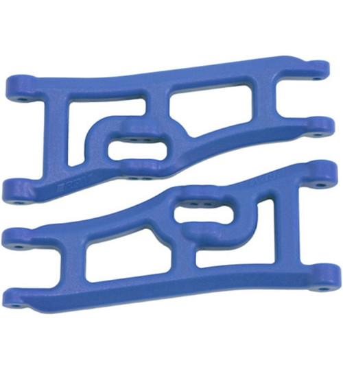 RPM R/C Products Wide Front A-arms Blue; Traxxas Rustler Stampede RPM70665