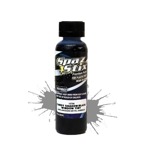Spaz Stix Translucent Black Airbrush Ready Paint for Window Tint/Drop SZX15700